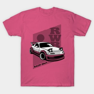 JDM Car Rauh welt  bergiff miata MX5 T-Shirt